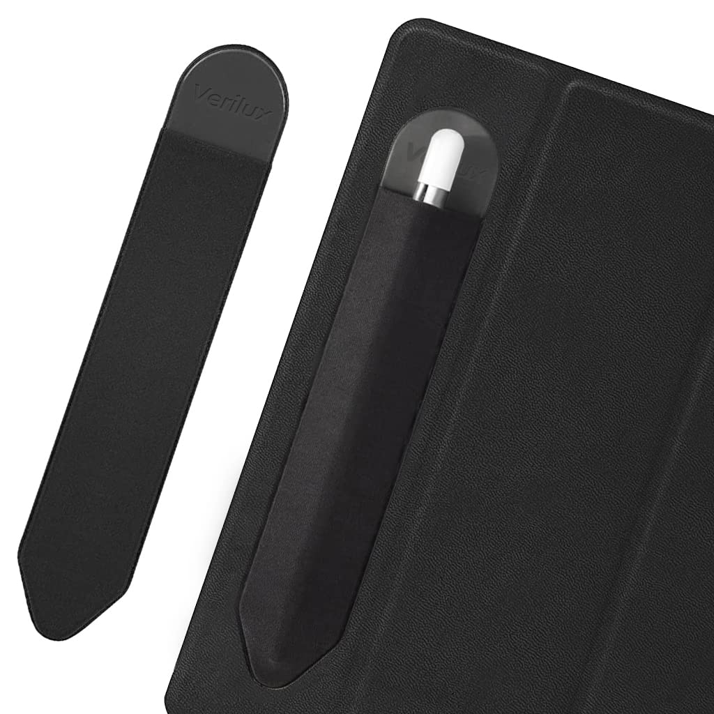 Verilux Pencil Holder Cover for Apple Pencil 1st 2nd Generation, Adhesive Apple Pencil Case Sleeve for iPad Tablet Stylus Surface Pencil (Black - Pencil Case Only) Verilux Pencil Holder Cover for Apple Pencil 1st 2nd Generation, Adhesive Apple Pencil Case Sleeve for iPad Tablet Stylus Surface Pencil (Black - Pencil Case Only)
